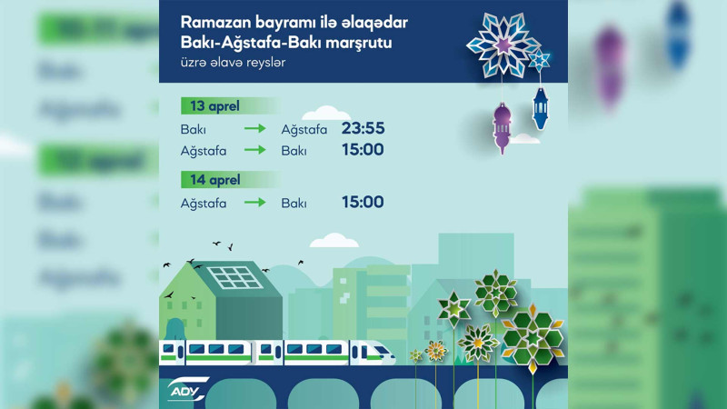 Regionlara dəmir yolları marşrutları artırılıb