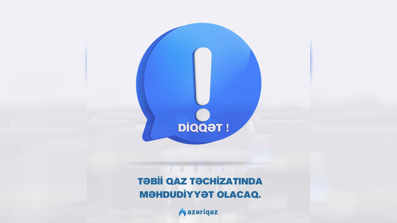 Bakının 5 rayonunda qaz kəsilib