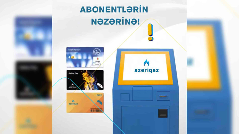 “Azəriqaz” smart-kartlarının istifadəsində fasilə yaranacaq