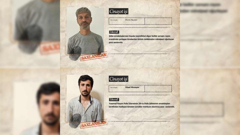 Yasamalda 2 nəfər oğru tutulub