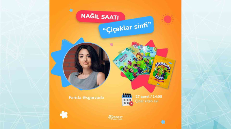 Bakıda kitab evində uşaqlar üçün ödənişsiz tədbir keçiriləcək