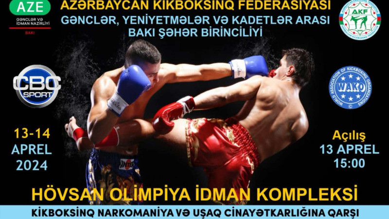 Kikboksinq üzrə Bakı şəhər birinciliyi keçirilir