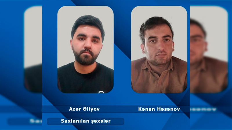 Bakıda iki nəfər oğurluq üstündə saxlanılıb