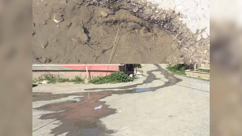 Binəqədidə 7 aydır su borusunda sızma var