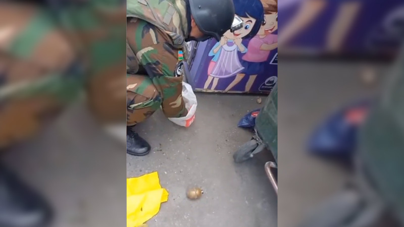 Əhmədlidə mərmi və güllələr tapılıb