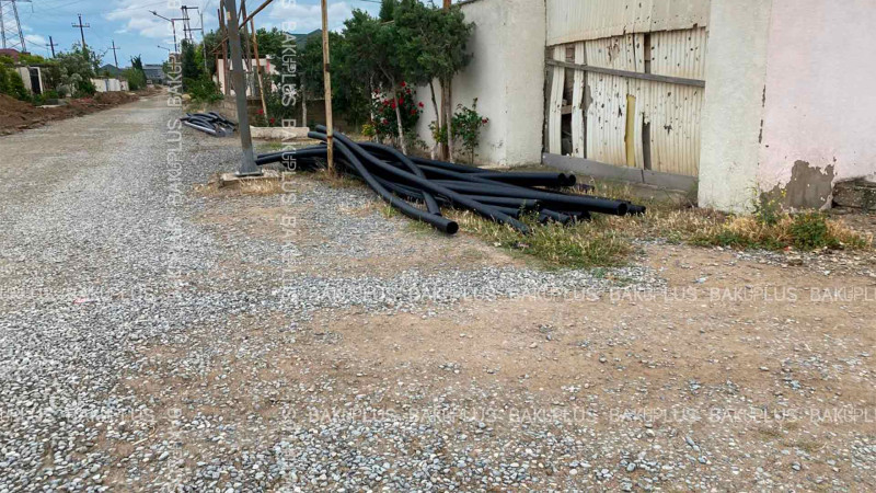Buzovnada yeni yeraltı kommunikasiya xətləri çəkilir