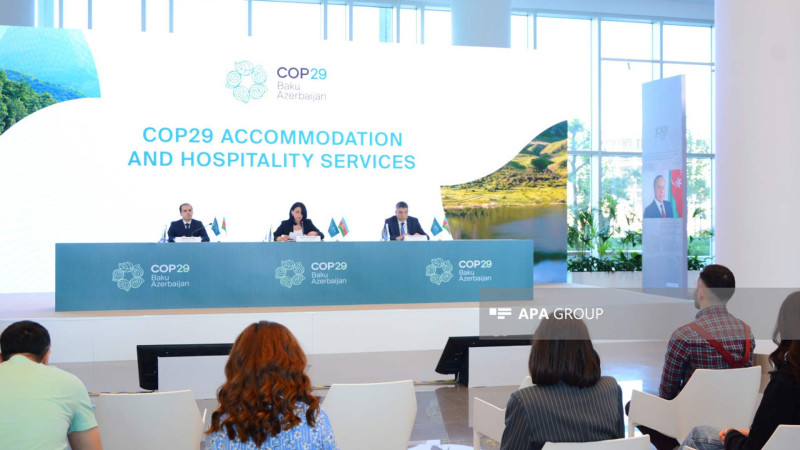 COP29-da iştirak edən qonaqlar üçün platforma açılıb