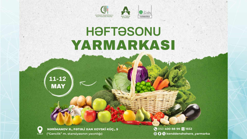 Paytaxtda “Kənddən Şəhərə” həftəsonu yarmarkası baş tutacaq