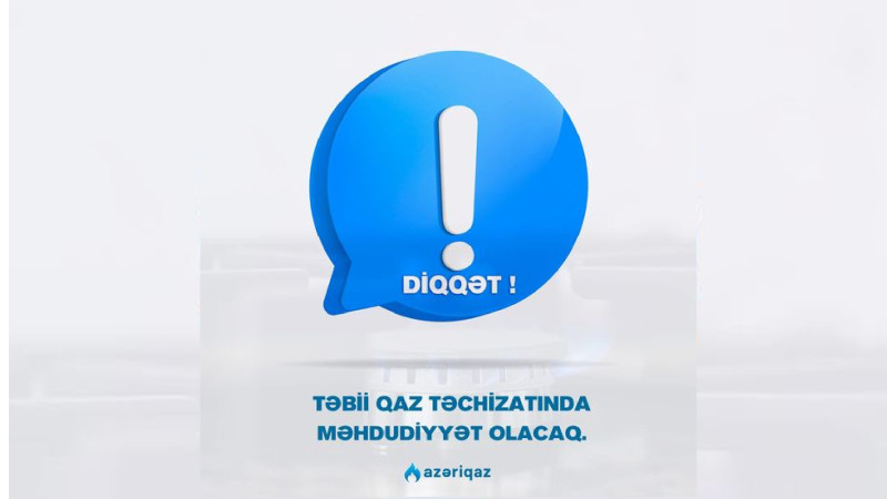 Nərimanov və Sabunçuda qaz olmayacaq