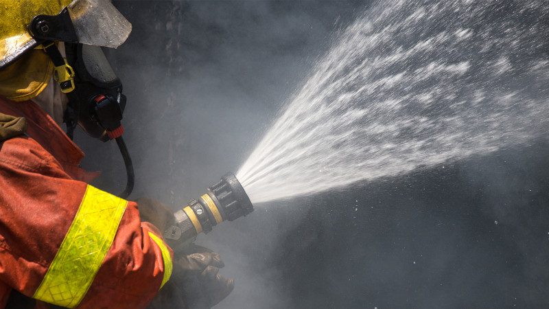 Nizami rayonunda məktəbdə yanğın olub