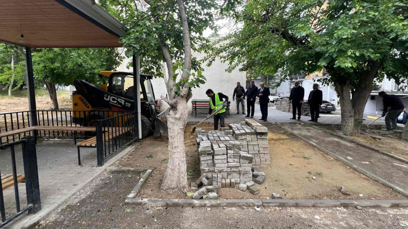 Nəsimi rayonunda növbəti bina təmir olunur