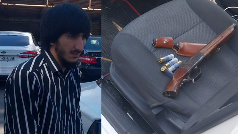 Binəqədi rayonunda silahlı şəxs saxlanılıb