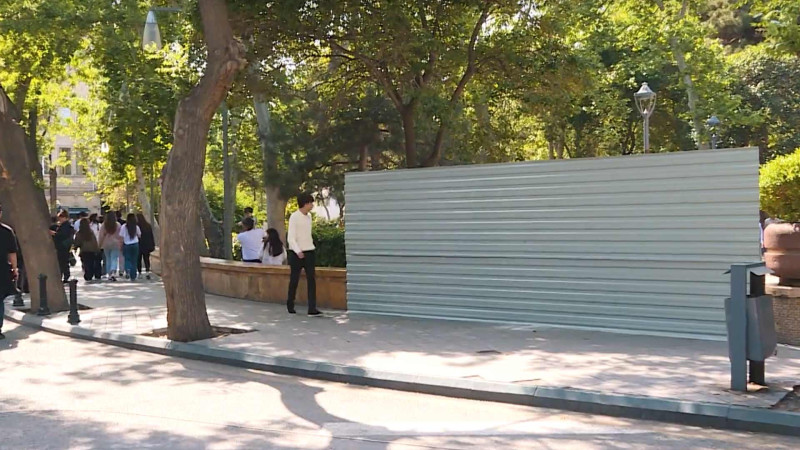 Paytaxt parklarının birində yenidənqurma işlərinə başlanılıb – VİDEO