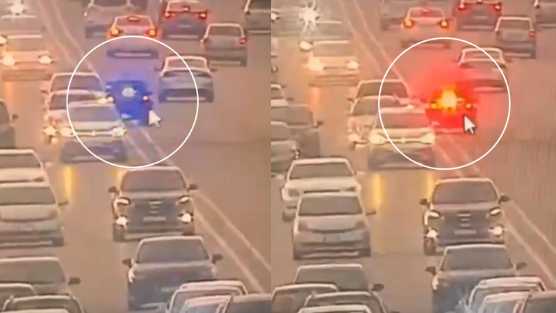 Nizami rayonunda narkotik təsiri altında avtomobil idarə edən sürücü saxlanılıb – VİDEO