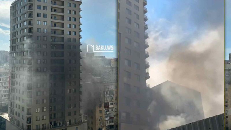 Yasamalda yaşayış binasında partlayış baş verib