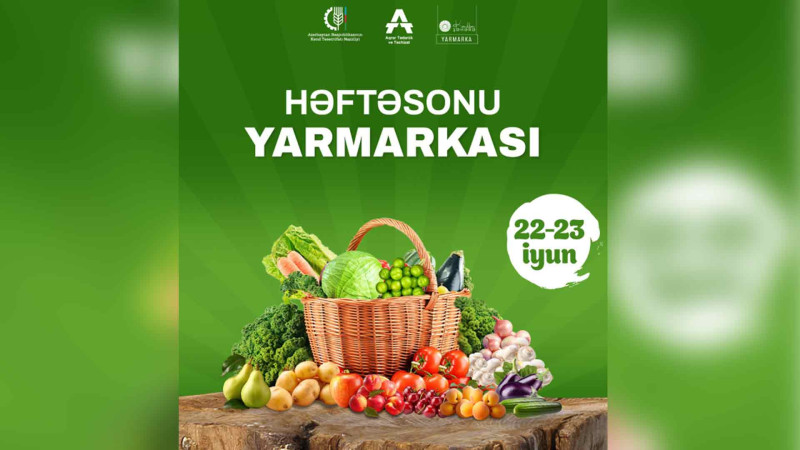 “Gənclik”də həftəsonu yarmarkası təşkil olunacaq