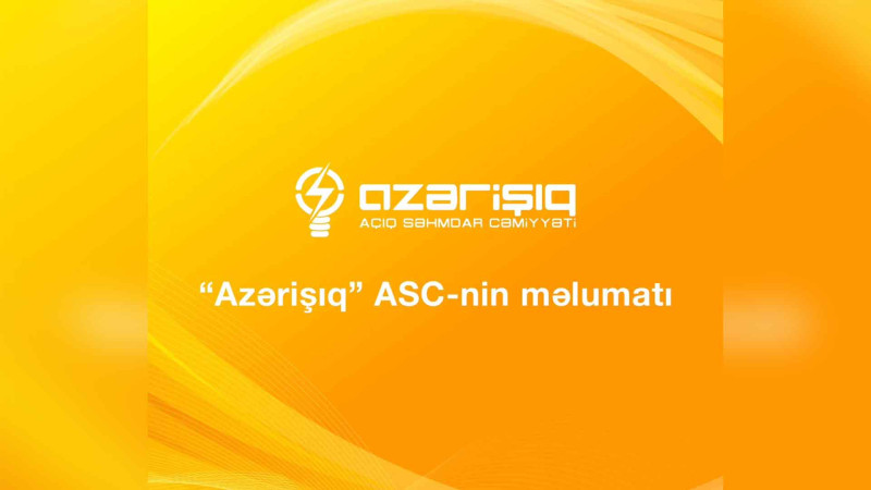 Xətai rayonunun bir hissəsində işığın verilişi dayandırılıb
