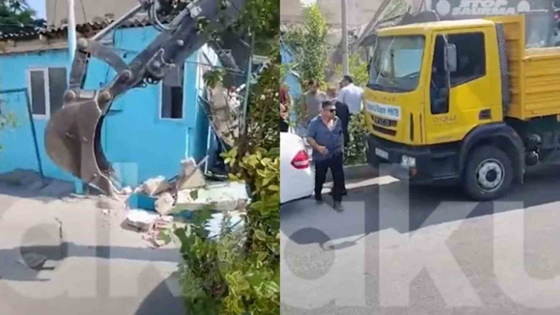 “Ətçilər” kimi tanınan ərazidə söküntüyə başlanılıb
