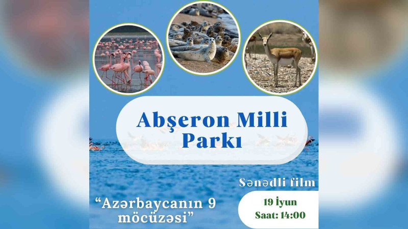 Zooparkda kinoseans: Abşeron Milli Parkı haqqında film təqdim olunacaq