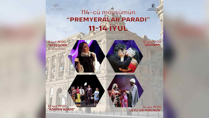 Akademik Musiqili Teatrda “Premyeralar paradı” olacaq