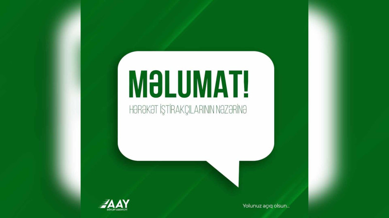 Xətai: Afiyəddin Cəlilov küçəsində hərəkət məhdudlaşdırılır