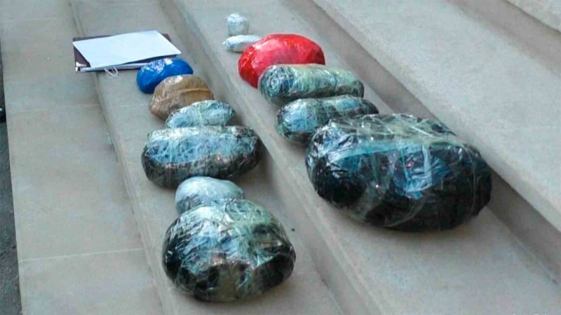 Bakıya külli miqdarda narkotik gətirmək istəyən şəxs tutulub