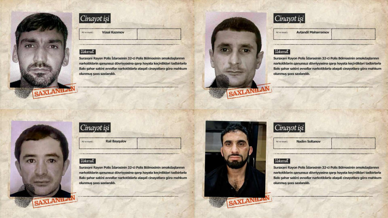 Suraxanıda narkokuryerlər tutulublar