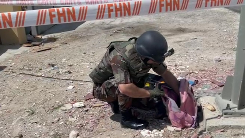 Sahildə hərbi sursat tapılıb