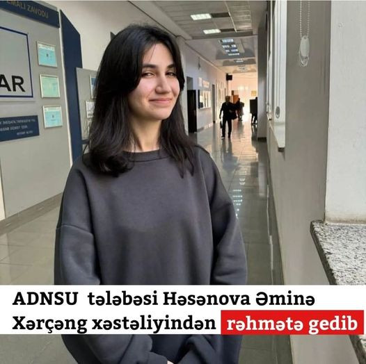 Bakıda universitet tələbəsi dünyasını dəyişib