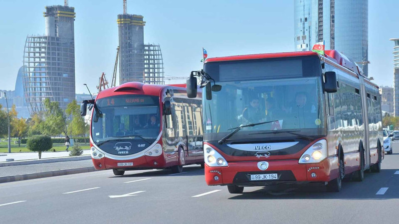 Bakıda 14 avtobus xəttinin marşrutu dəyişdirilir