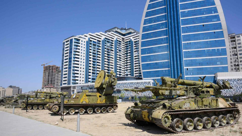 Hərbi Qənimətlər Parkına Xocalıdan yeni qurğu gətirilib