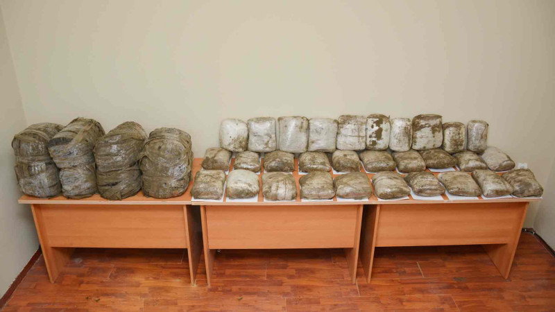 Bakıda 165 kiloqram çətənə bitkisi tapılıb