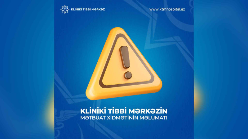 Kliniki Tibbi Mərkəzə 100 nəfər zəhərlənmə ilə qəbul olunub
