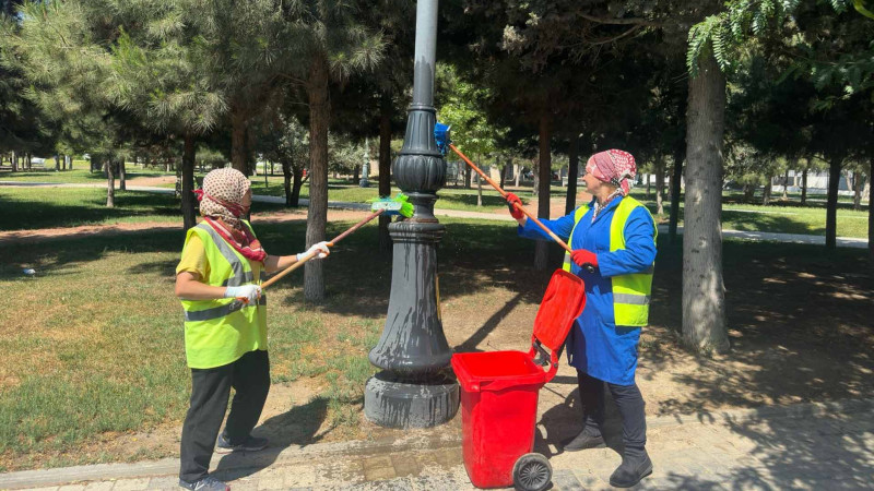 Nəsimi rayonunda abadlıq-təmizlik işləri görülüb