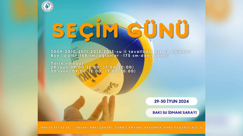 Bakıda voleybol üzrə Seçim Günü baş tutacaq