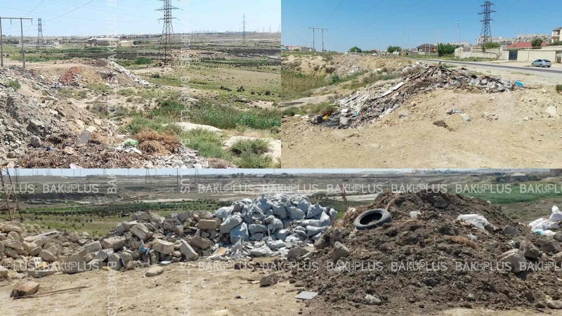 “Yeni Zığ” Yaşayış Kompleksinin yaxınlığı zibillik içindədir – FOTO