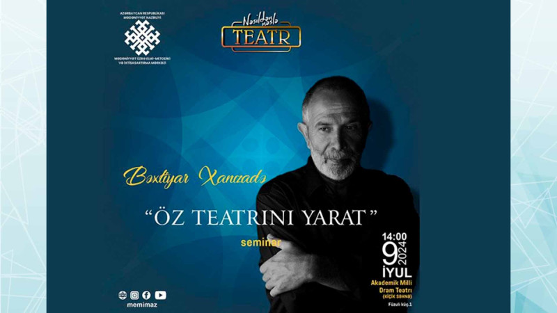 Akademik Milli Dram Teatrında gənclər üçün seminar keçiriləcək