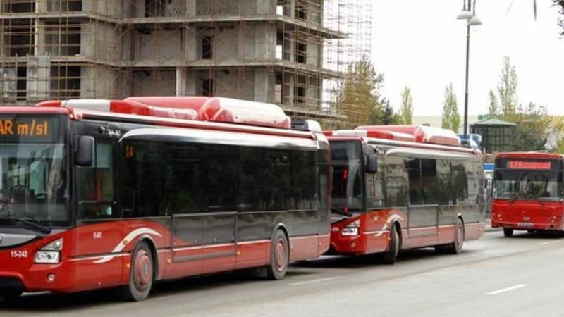 Bakıda 6 avtobus xəttinin hərəkət sxemi dəyişdirilir