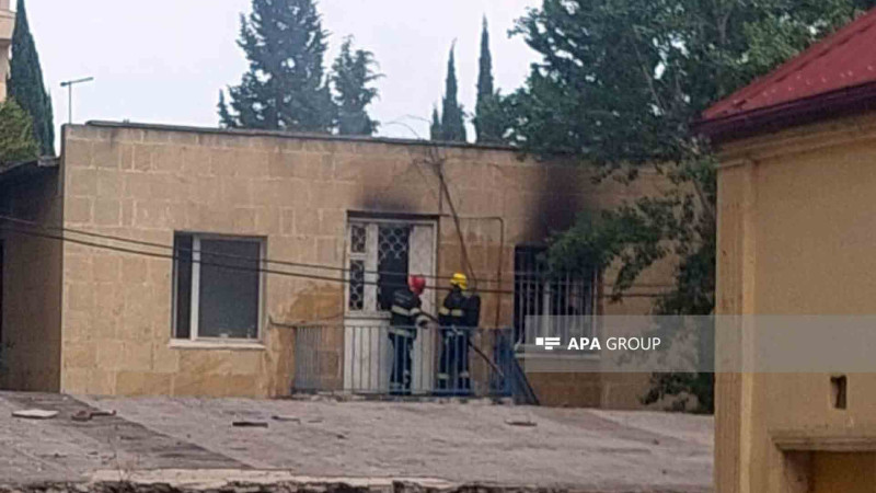 Baş həkimin otağını yandıran saxlanılıb – YENİLƏNİB