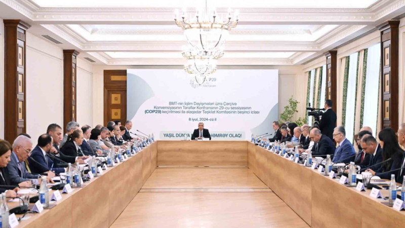 COP29 ilə bağlı Təşkilat Komitəsinin iclası baş tutub