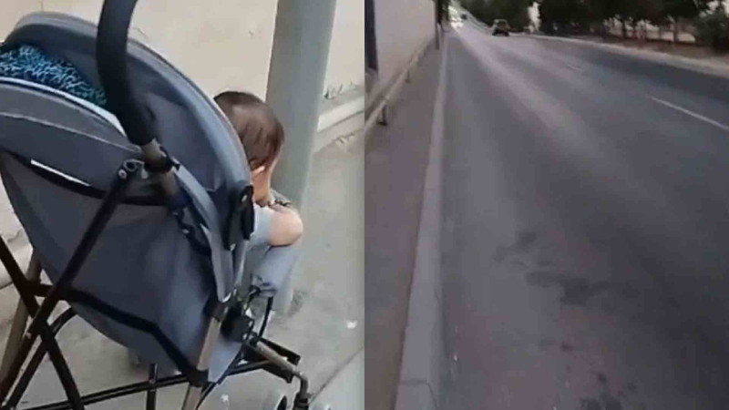 Bakıda bitməyən səki problemi: Şüvəlanda sakinlər uşaq arabası ilə gəzə bilmirlər