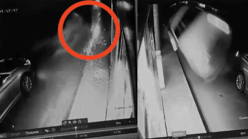 Bakıda idarəetməni itirən sürücü iki avtomobili əzərək maşını aşırıb – VİDEO