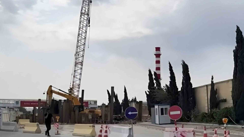 8 Noyabr prospektində yeraltı tunel inşa olunur - VİDEO