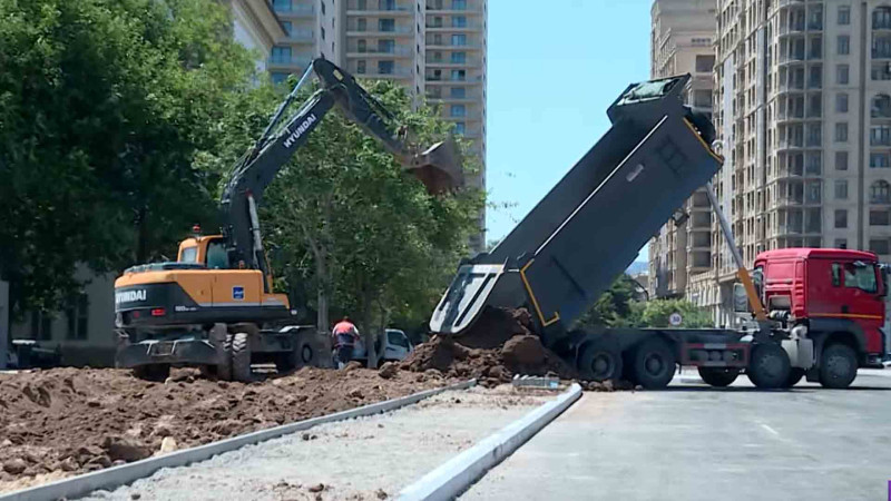 Cavanşir körpüsünün yerində yolun tikintisi başa çatdırılır