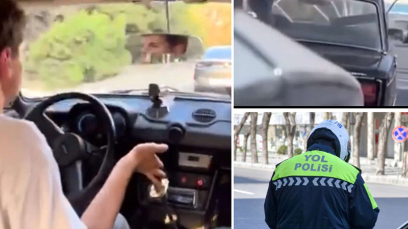 Xətai rayonunda “avtoşluq” edən sürücü saxlanılıb - VİDEO