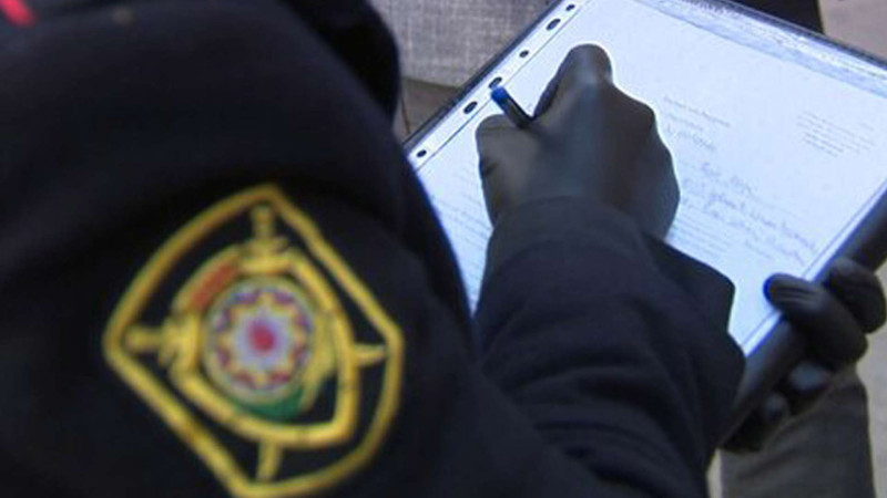 Qaradağda yük avtomobili cərimələnib