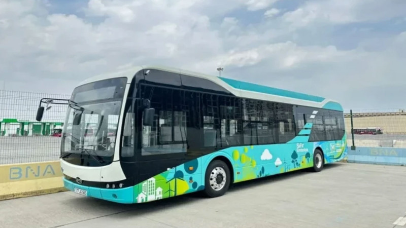 Bakıya elektrikli avtobuslar gətirilib