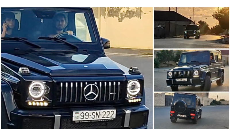 Türkanda “avtoş” “Gelandewagen”lə sərt manevrlər edib