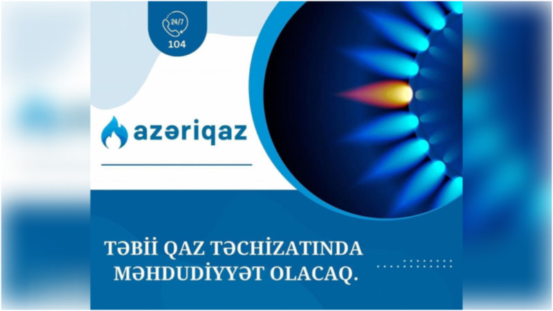 Bakının bir hissəsində qaz kəsilib
