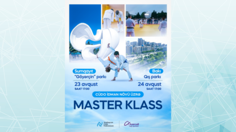 Paytaxtda Cüdo üzrə master-klass keçiriləcək